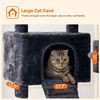 55.9-Inch Large Cat Tower with Bed
