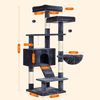 55.9-Inch Large Cat Tower with Bed