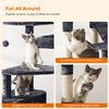 55.9-Inch Large Cat Tower with Bed