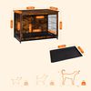 Wooden Dog Crate with Removable Tray