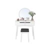 Round Mirror Dressing Table