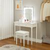 Vanity Set With Cushioned Stool