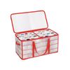 Red Large Storage Box for Christmas Baubles