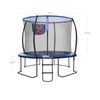 10FT Outdoor Trampoline for Kids
