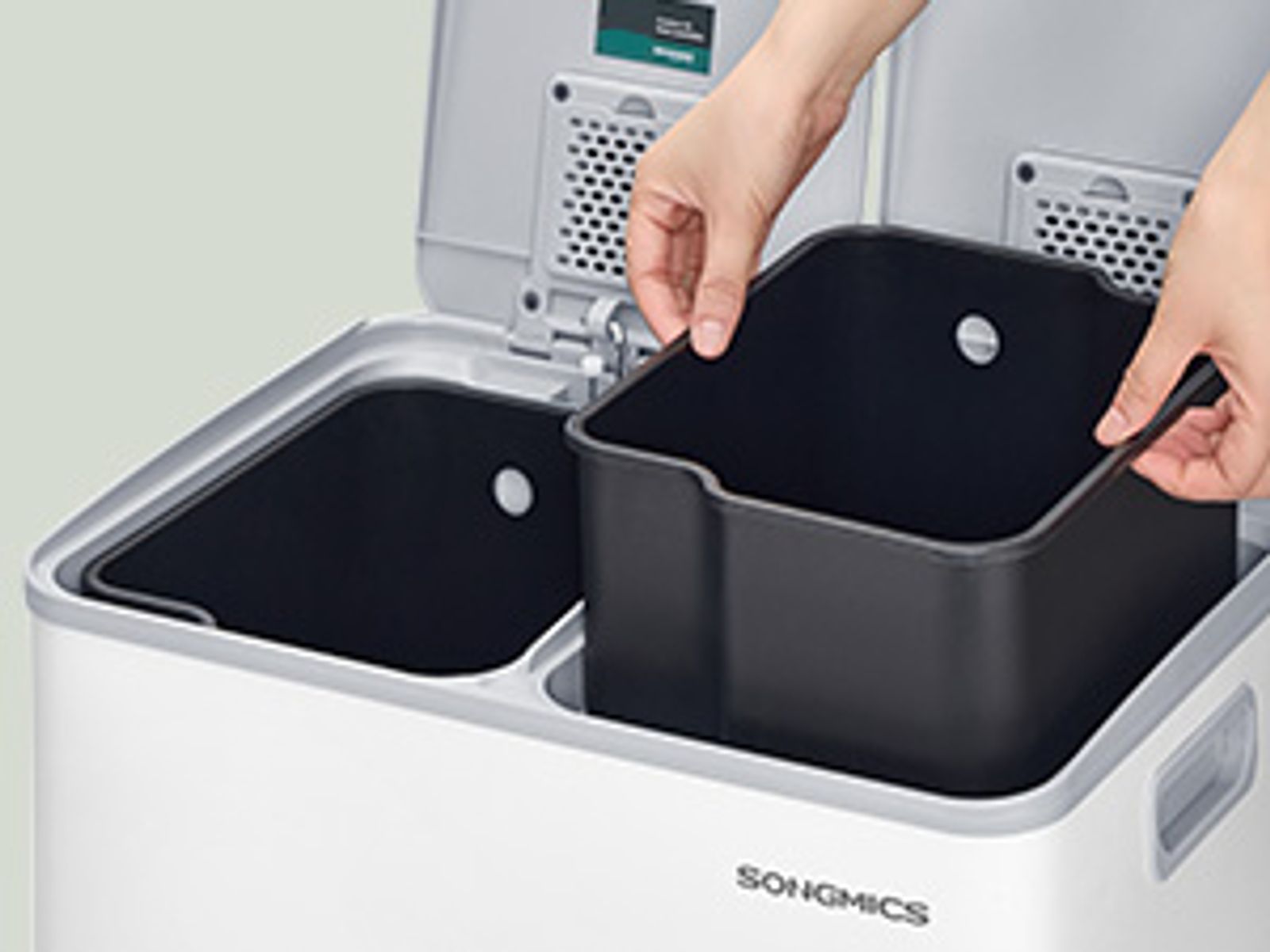 SONGMICS Dual Trash Can - Thumbnail 4