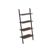 VASAGLE ALINRU Ladder Shelf, 4-Tier Bookshelf, Storage Rack Shelves ...