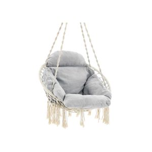 Hanging Chair Cloud White and Gray