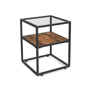 Glass Tabletop Side Table