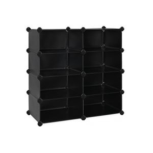 8 Cubes Shoe Rack Cube Organizer Songmics