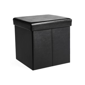 Folding Storage Ottoman Cube