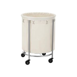 Towel Storage Cart，220 lbs Load Utility Cart Home Rolling Laundry Sorter Wheels,Cone Type Commercial Rolling Hamper for Hotel/Home