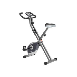 Exercise Bike Gray and Silver
