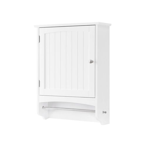 White Wall-Mounted Bathroom Storage Cabinet