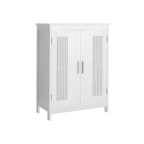 Matte White Bathroom Cabinet
