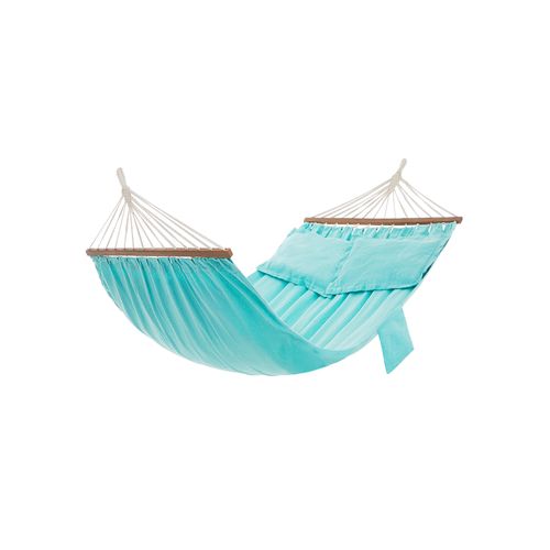 Double Hammock with 2 Pillows Turquoise