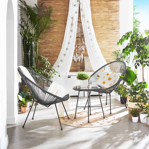 acapulco chair set with table