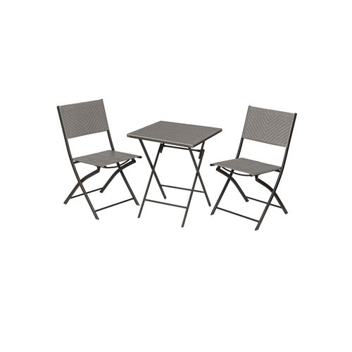 3 Piece Bistro Set Patio Chairs Tables, Small Patio Set 3 Piece