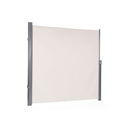 Side awning steel blind sun protection side blind awning 180 g/m² 160x350 cm 