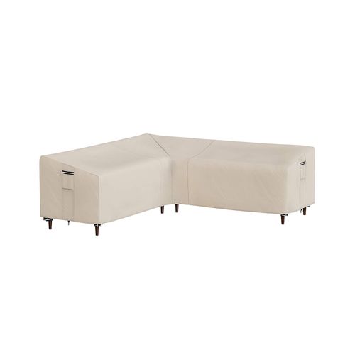 Patio Furniture Cover For, Patio V Shaped Sectional Sofa Cover