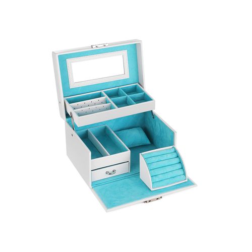 Blue Velvet Jewelry Box
