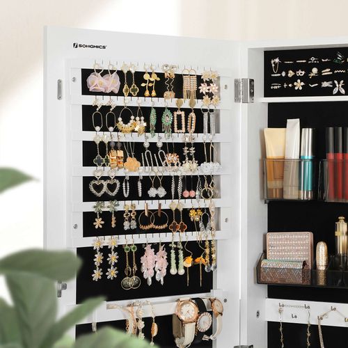 Wall Mounted Jewelry Armoire With, Bed Bath And Beyond Jewelry Armoire
