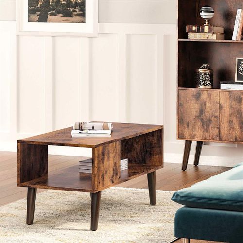 Retro Coffee Table Cocktail Table Mid-Century Modern Accent Table  ULCT09BY 