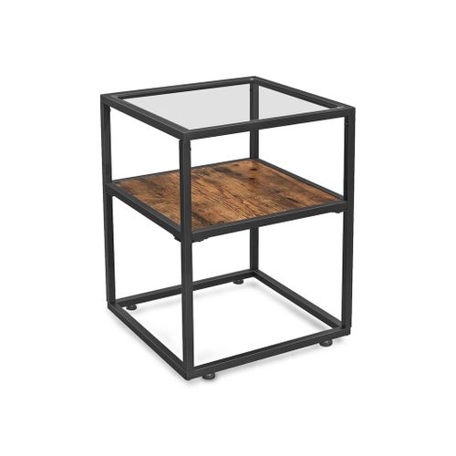 Glass Tabletop Side Table