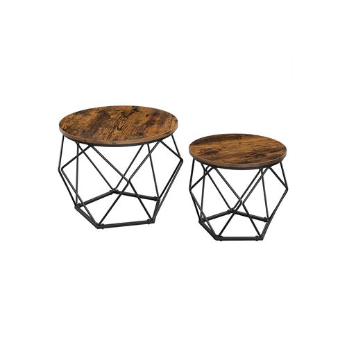 Industrial Nesting Coffee Table Set