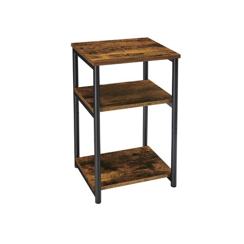 Tall Slim Side Table For Home, Tall Side Table With Shelves