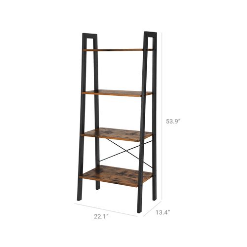 4 Tiers Industrial Ladder Shelf, Senoia A Frame Ladder Bookcase Designs Pdf