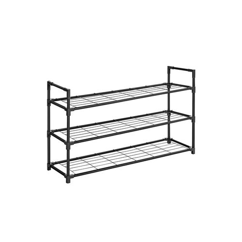 3 Tier Shoe Shelf Shoe Rack Songmics