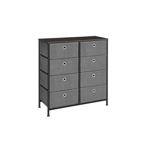 Black & Gray Free Standing Drawer Dresser