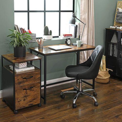 reclaimed scaffold board desk