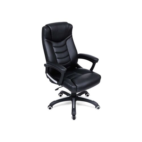 Black Swivel Office Chair with High Back