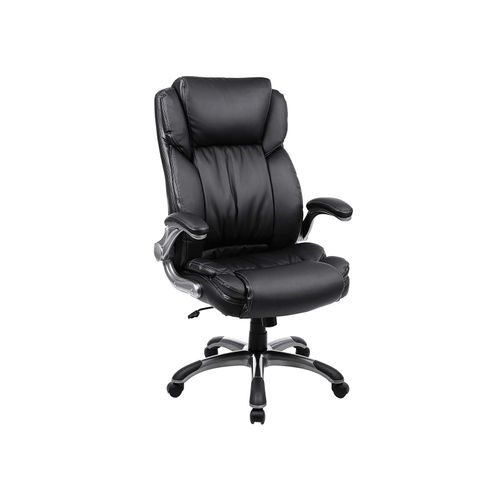 Black Executive Chair with Backrest & Armrest