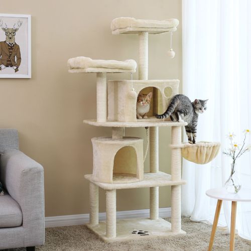 2 Condos Cat Condo Cat Tree Feandrea By Songmics