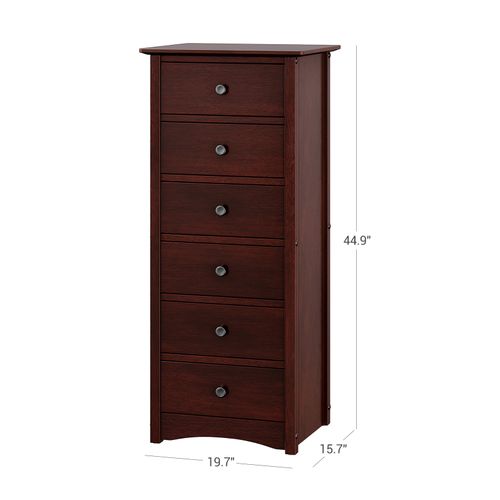 Of Drawers Drawer Chest Vasagle, Tall Thin Clothes Dresser