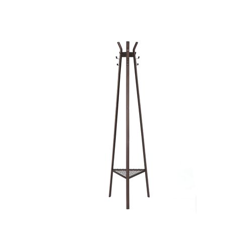 VASAGLE Coat Rack, Solid Wood Coat Stand, Free Standing Hall Coat Tree