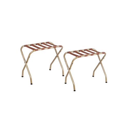 Golden Luggage Rack Pack of 2