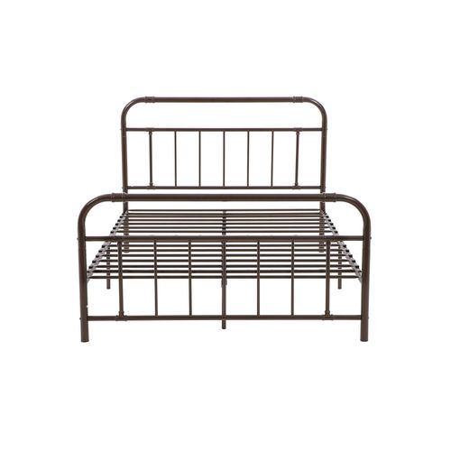 Vintage Metal Bed Frame With Headboard, How To Attach A Headboard And Footboard Metal Bed Frame