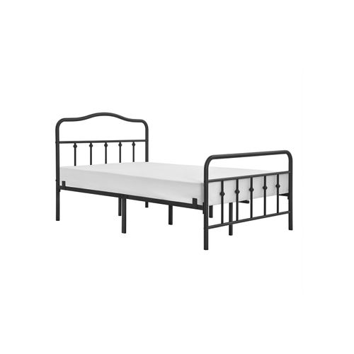 Full Size Bed Frame, Vasagle Full Size Metal Bed Frame With Headboard Footboard White