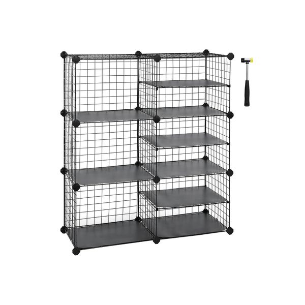 Metal Cube Storage Unit, Steel Cube Bookcases