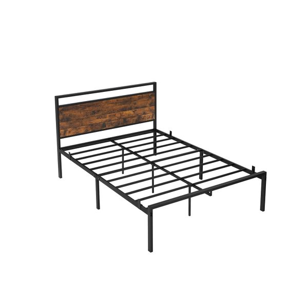 Metal Bed Frame With Headboard, Full Mattress Bed Frame With Headboard