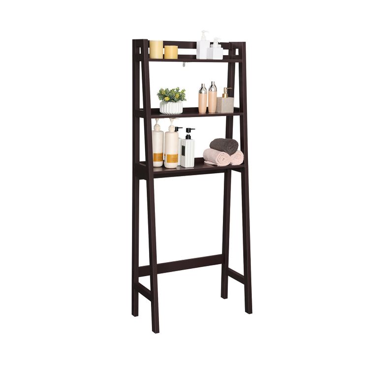 3 Tier Bathroom Shelf Bathroom Shelf VASAGLE by SONGMICS