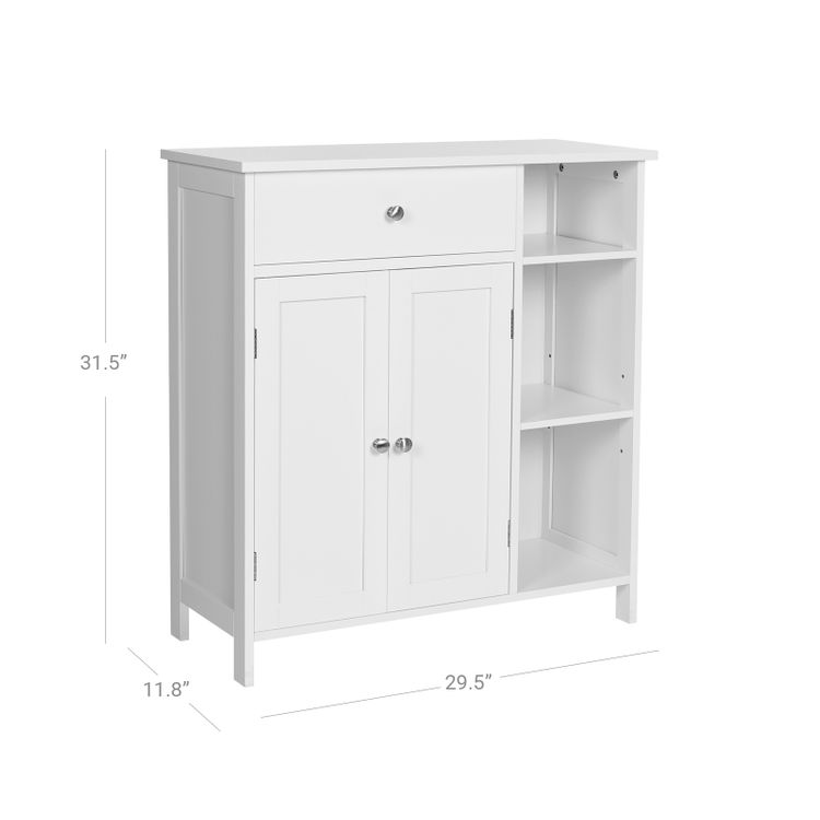 3 Open Compartments Cabinet
