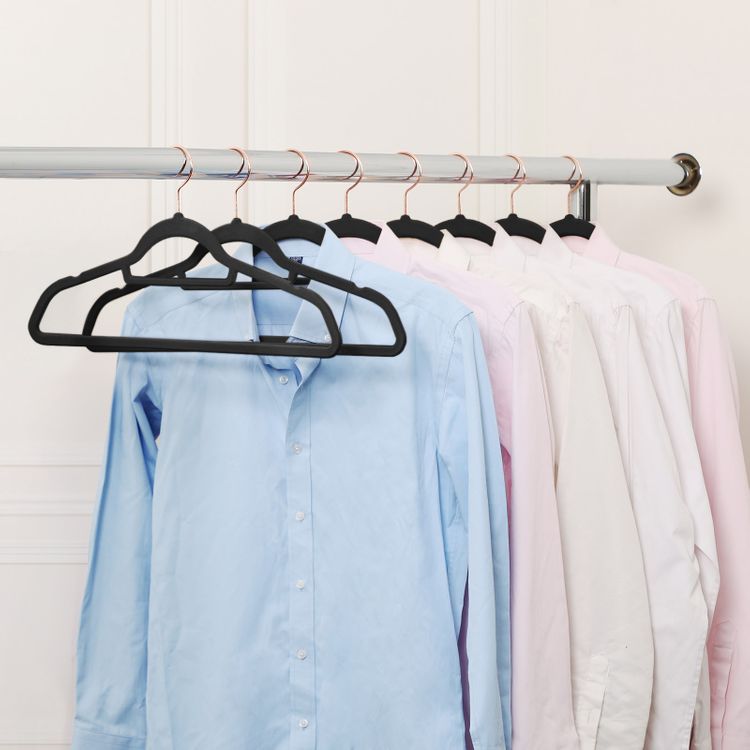 Rose Gold Velvet Hangers Hangers SONGMICS