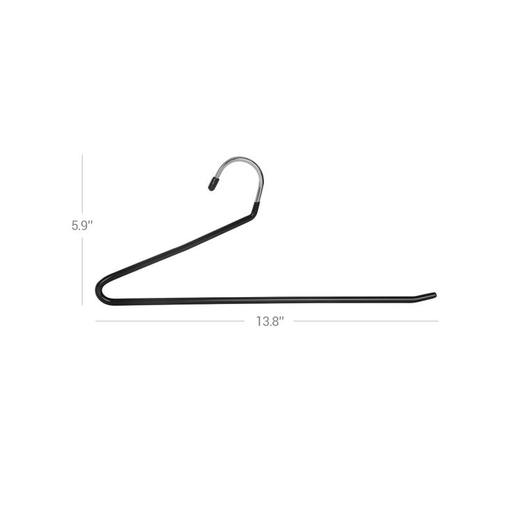 Slack Pant Hangers with Open Ended Home Storage SONGMICS