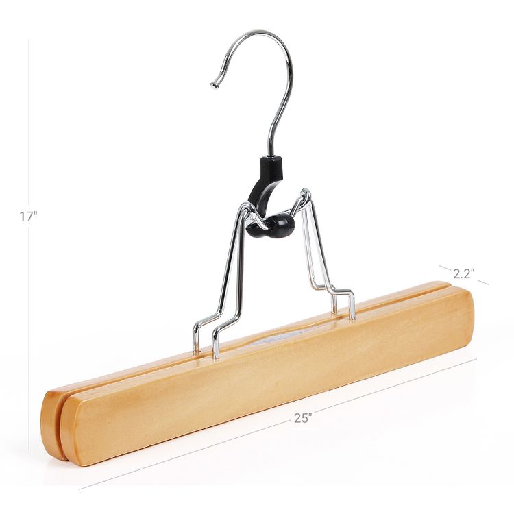 Solid Wood Pants Hanger Home Storage SONGMICS