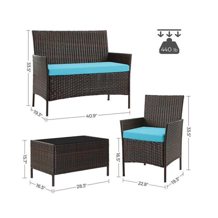 Porch Deck Patio Furniture | SONGMICS