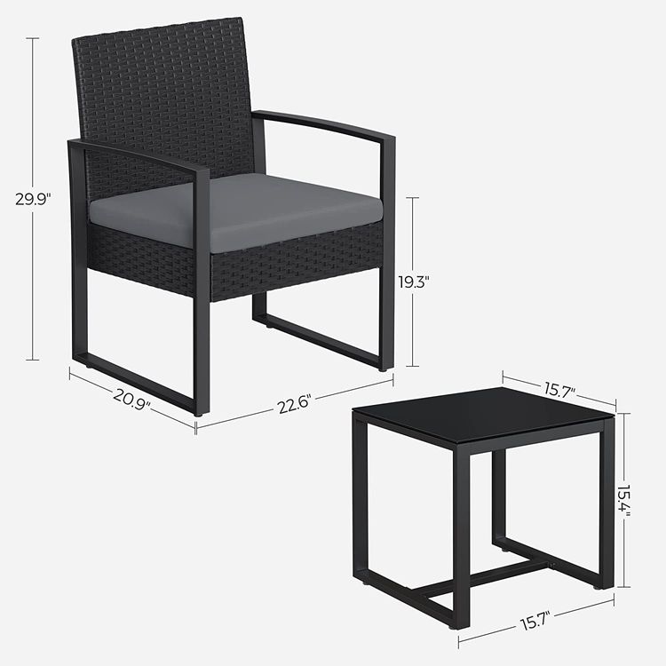 Outdoor Chairs & Table Set SONGMICS